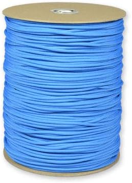 The Paracord Store | Type III 550 Paracord - 1000 FT Spool, Colonial Blue | Heavy Duty 7 Strand Tactical Paracord - USA Made Nylon Outdoor Parachute Cord for Camping, Fishing & More - Survival Cord