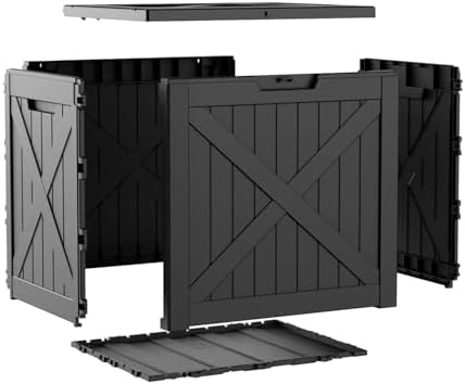 EasyUp 40 Gal Waterproof Outdoor Storage Box Weatherproof Deck Box - Image 6