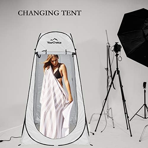 Your Choice Pop Up Shower Tent 47.2" Wx74.8/82.7" H Privacy Changing Tent - Image 4