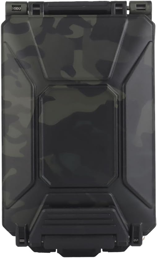 WoSporT Tactical Modular Battery Storage Organizer, MOLLE Military Hunting Vest Carry 18650/AAA/CR123A/18350 Battery Box Holder Case