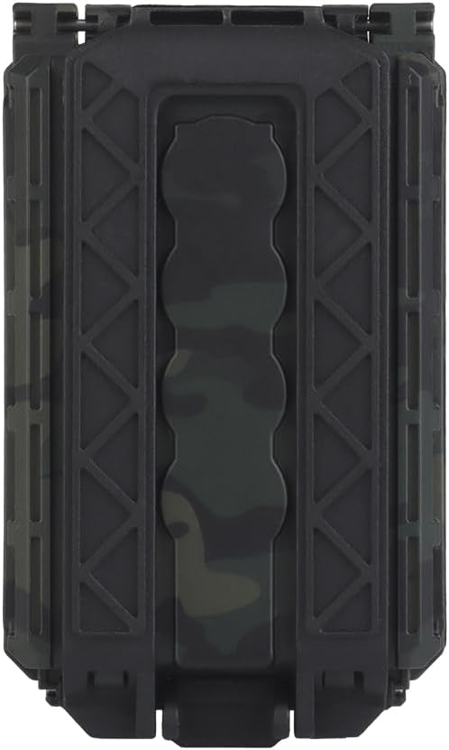 WoSporT Tactical Modular Battery Storage Organizer, MOLLE Military Hunting Vest Carry 18650/AAA/CR123A/18350 Battery Box Holder Case