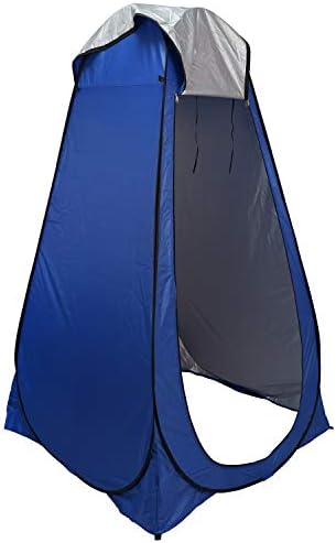 HongK- Privacy Tent- Pop Up Instant Tent Rain Shelter Tent Shower Toilet Bathroom Portable Changing Room For Beach Hiking Camping Outdoor Use In Blue (3 Colors Available) [P/N: ET-OUTDOOR005-BLUE] - Image 7