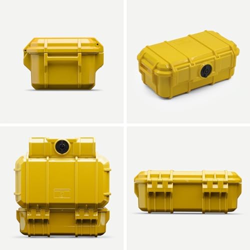 Evergreen 57 Waterproof Dry Box Protective Case with Pick & Pluck Foam - Travel Safe/Mil Spec/USA Made - for Cameras, Phones, Hiking, Boating, Water Sports, Action Cams (Yellow) - Image 2