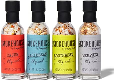 Smokehouse BBQ Seasoning Rubs Gift Set, Gourmet Grilling Variety, Set of 4 - Image 3
