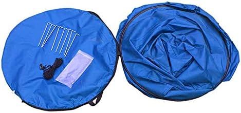 LUSTAR Portable Privacy Shower Toilet Camping Pop Up Tent Camouflage/UV Function Outdoor Bath Dressing Tent/Photography Tent Blue - Image 4