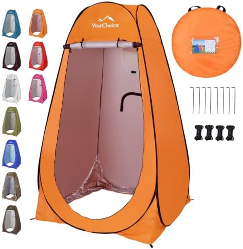 Your Choice Pop Up Shower Tent 47.2" Wx74.8/82.7" H Privacy Changing Tent by YourChoice