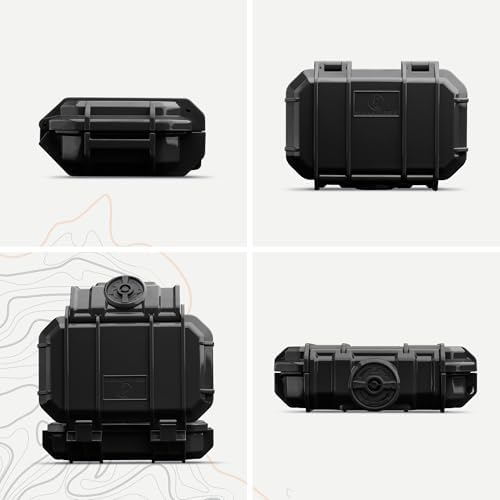 52 Dry Box Protective Case with Pick & Pluck Foam - Travel Safe / Mil Spec / Waterproof / USA Made - for Pistols, Cameras, Phones, Camping, Fishing, Hiking, Traveling, Water Sports, Knives (Black) - Image 2