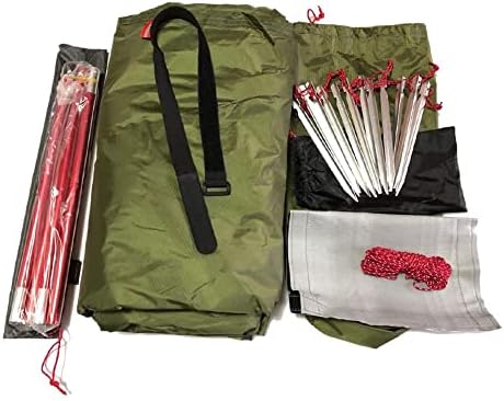 Tipi Hot Tent with Fire Retardant Stove Jack for Flue Pipes, 2~3 Person, Lightweight, Teepee Tents for Family Team Outdoor Backpacking Camping Hiking - Image 5