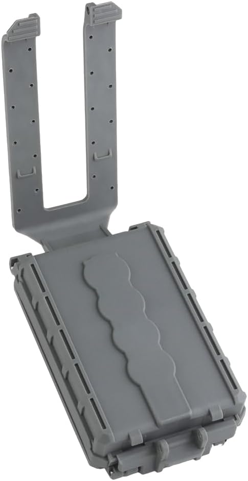 WoSporT Tactical Modular Battery Storage Organizer, MOLLE Military Hunting Vest Carry 18650/AAA/CR123A/18350 Battery Box Holder Case