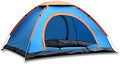 Tent 3-4 Person Camping Tents,Waterproof Windproof Beach Tent,Large Mesh Windows, Easy Set Up,with Carry Bag,for All Seasons by Unknown