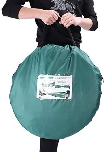 Portable Waterproof Pop up Tent Camping Beach Toilet Shower Changing Room Outdoor Bag (Army Green) - Image 4