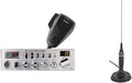 Cobra 29 LTD Professional CB Radio & Cobra HGA1500 42 Inch Magnetic Mount CB Antenna: Full 40 Channels, Adjustable Receiver, SWR Calibration, Long-Range Antenna for Clear Signal, Black