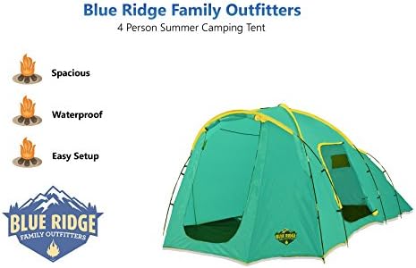 4 Person Summer Camping Tent - Spacious & Waterproof 8.5'Wx6.25'Hx6.75L - Image 2