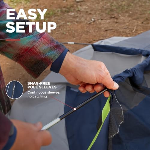 Coleman Sundome Camping Tent with Rainfly, 2/3/4/6 Person Tent Sets Up in 10 Mins, Weatherproof Shelter for Camping, Festivals, Backyard, Sleepovers, & More - Image 5
