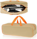 Grill Utensil Storage Bag for Outdoor Grilling, 24 x 8 x 8 in, Khaki by Unknown