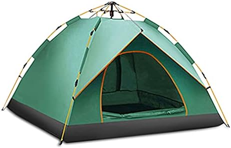 Ergocar Camping Tent 210T Oxford Cloth Waterproof Windproof Dome Adults Tent, 2-4 Man Ultraligh Ventilated 2 Doors & 2 Windows Pop up Tent for Family Long Trip, Hiking & Fishing by Ergocar