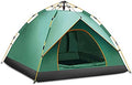 Ergocar Camping Tent 210T Oxford Cloth Waterproof Windproof Dome Adults Tent, 2-4 Man Ultraligh Ventilated 2 Doors & 2 Windows Pop up Tent for Family Long Trip, Hiking & Fishing by Ergocar