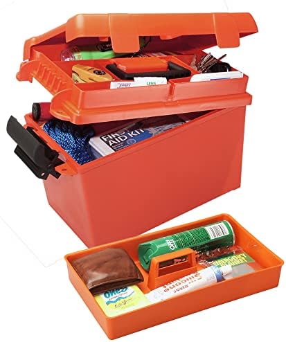 MTM Sportsmen's Plus Utility Dry Box (Orange, 15-Inch) - Image 3