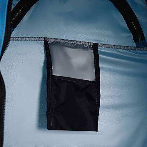 LUSTAR Portable Privacy Shower Toilet Outdoor Camping Tent Shed UV Swim Dressing Latrine Toilet Bird Watching Changing Tent with Bag - Image 5