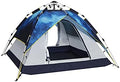 Tent Pop Up Tent for 3 to 4 Person Automatic Opening Layer Tent Large Waterproof Dome Tent with Porch Family Camping Tents Sun Shelter by Unknown