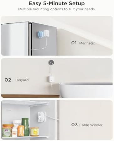 GoveeLife Bluetooth Refrigerator Thermometer Sensor with Alarm, 1-Pack - Image 6