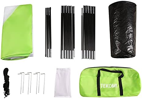 Camping Tent, TEKOMI Waterproof Family Dome Tent with Removable Rain Fly, Instant Cabin Tent for 60 Seconds Set Up, Advanced Venting Design, Fit Camp Backpacking Hiking Outdoor, Dark Green - Image 5
