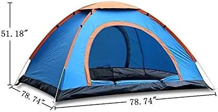 Tent 3-4 Person Camping Tents,Waterproof Windproof Beach Tent,Large Mesh Windows, Easy Set Up,with Carry Bag,for All Seasons - Image 2
