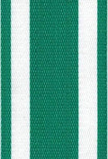 Lawn Chair USA Replacement Webbing Kit - UV-Resistant Straps for Lawn Chairs, Durable Polypropylene (3" x 50', Green and White Stripe)