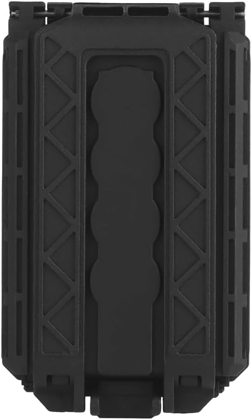 WoSporT Tactical Modular Battery Storage Organizer, MOLLE Military Hunting Vest Carry 18650/AAA/CR123A/18350 Battery Box Holder Case