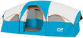 CAMPROS CP 8 Person Camping Tent, Room Divider, Rainfly, Weather Resistant by CAMPROSTents