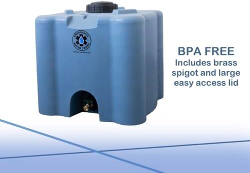 30 Gallon Stackable Emergency Water Storage Tank – Heavy-Duty Water Barrel for Long-Term Drinking Water or Preparedness - Image 5