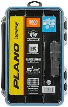 Plano StowAway 3600 Waterproof Stow Tackle Box, IPX7 Waterproof Rating, with Rustricor, Single Latch Design, Transparent DuraView Lid, Stackable Storage for Fishing Bait, Lures and Gear - Image 7