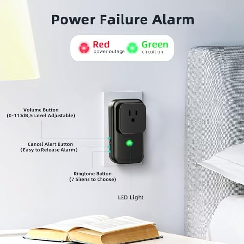 Power Failure Alarm, Freezer Power Outage Alarm 7 Sirens, Freezer Alarm - Image 5