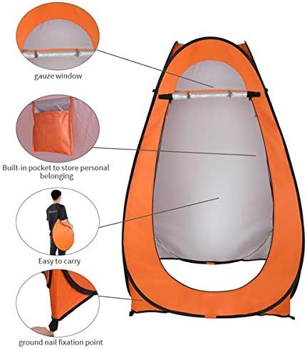 Pop Up Pod Changing Room Privacy Tent – Instant Portable Outdoor Shower Tent, Camp Toilet, Rain Shelter for Camping & Beach – Lightweight & Sturdy, Easy Set Up, Foldable - with Carry Bag - Image 5