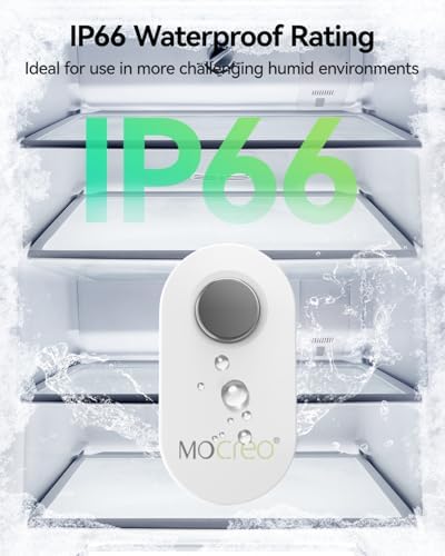 MOCREO WiFi Remote Refrigerator Thermometer, 1/3 Mile Long Range Freezer Alarm, IP66 Waterproof, App Email Alert, with Digital Monitor Hub, 1 Smart Wireless Temperature Sensor for Kitchen, Fridge, RV - Image 5