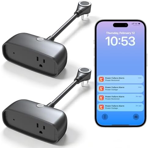 Daytech Power Failure Alarm WiFi, Power Outage Alarm with App Notifications by Daytech