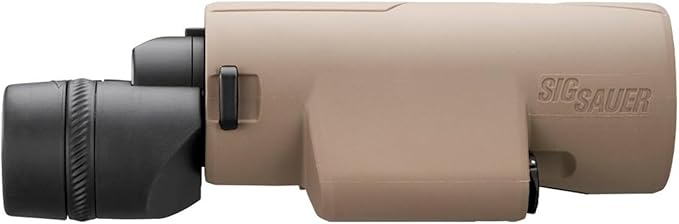 SIG SAUER ZULU6 HDX PRO 16x50mm Waterproof Fogproof Durable FDE Image Stabilized Hunting Binoculars, Multicoated Anti-Glare Lenses, Up to 40 Hours Runtine, Carrying Case & Carrying Strap Included