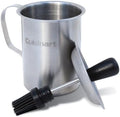 Cuisinart Sauce Pot and Basting Brush Set, 16 oz. Stainless Steel Grill Accessory with Silicone Basting Brush for Cooking & BBQ, Easy to Clean BBQ Accessories for Smoking and Grilling by Cuisinart