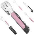 ROXON 6-in-1 Folding Grill Utensils Set, 14" BBQ Tools for Camping S601 by ROXON