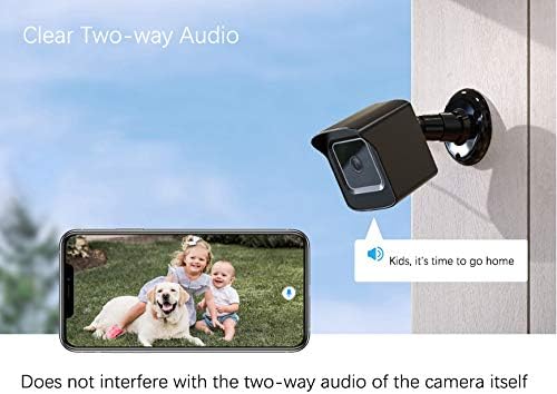 PEF Mount for All New Wyze Cam V4 and V3, Weatherproof Protective Cover and 360 Degree Adjustable Wall Mount Solid Housing for Wyze V4 and V3 Outdoor Indoor Smart Home Camera System (Black, 1 Pack)