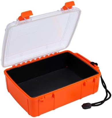 Dry Box for Boat Floating Waterproof Containers for Kayaking & Boating - Crushproof Waterproof Storage Case for Phones Drybox with Rope & Steel Hinges by Wxvhji