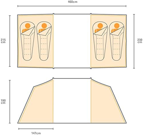 Regatta Kivu Men's Polythene Tent 4 Person - Image 3