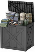 EasyUp 40 Gal Waterproof Outdoor Storage Box Weatherproof Deck Box by EASYUP