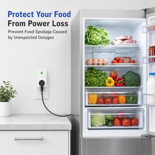 WiFi Power Failure Alarm for Freezer & GFCI, Outlet Alarm with Tuya App - Image 7