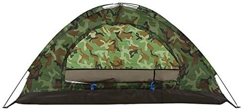 LUSTAR Camping Tents 1 Person Waterproof Camping Tent PU1000mm Polyester Fabric Single Layer Tent for Outdoor Travel Hiking - Image 4