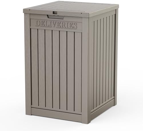 EasyUp 56 Gal Waterproof Outdoor Storage Box UV Resistant Deck Box by EASYUP