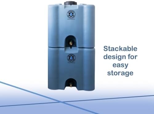 30 Gallon Stackable Emergency Water Storage Tank – Heavy-Duty Water Barrel for Long-Term Drinking Water or Preparedness - Image 6