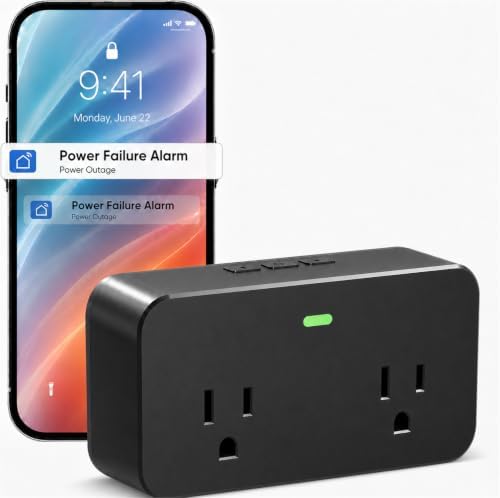 WiFi Power Failure Alarm with Tuya APP Alert for Freezer, GFCI Trip by Unknown