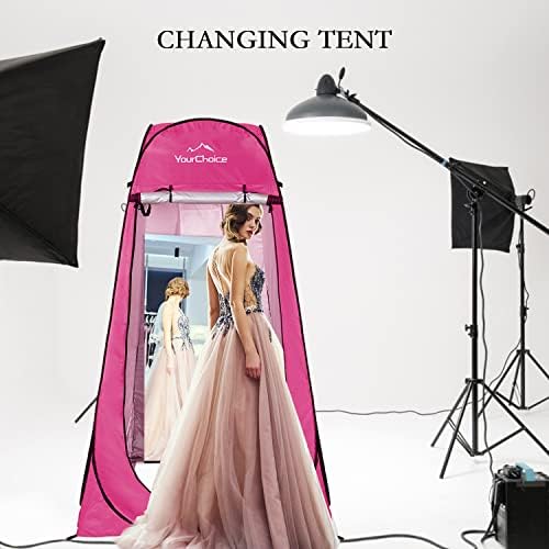 Your Choice Pop Up Shower Tent 47.2" Wx74.8/82.7" H Privacy Changing Tent - Image 5