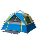 Shengyuan 3-4 People Outdoor Tent Automatic Speed Open Beach Tent Camping Fake Double Sunscreen Tent (Green Gray) by Unknown
